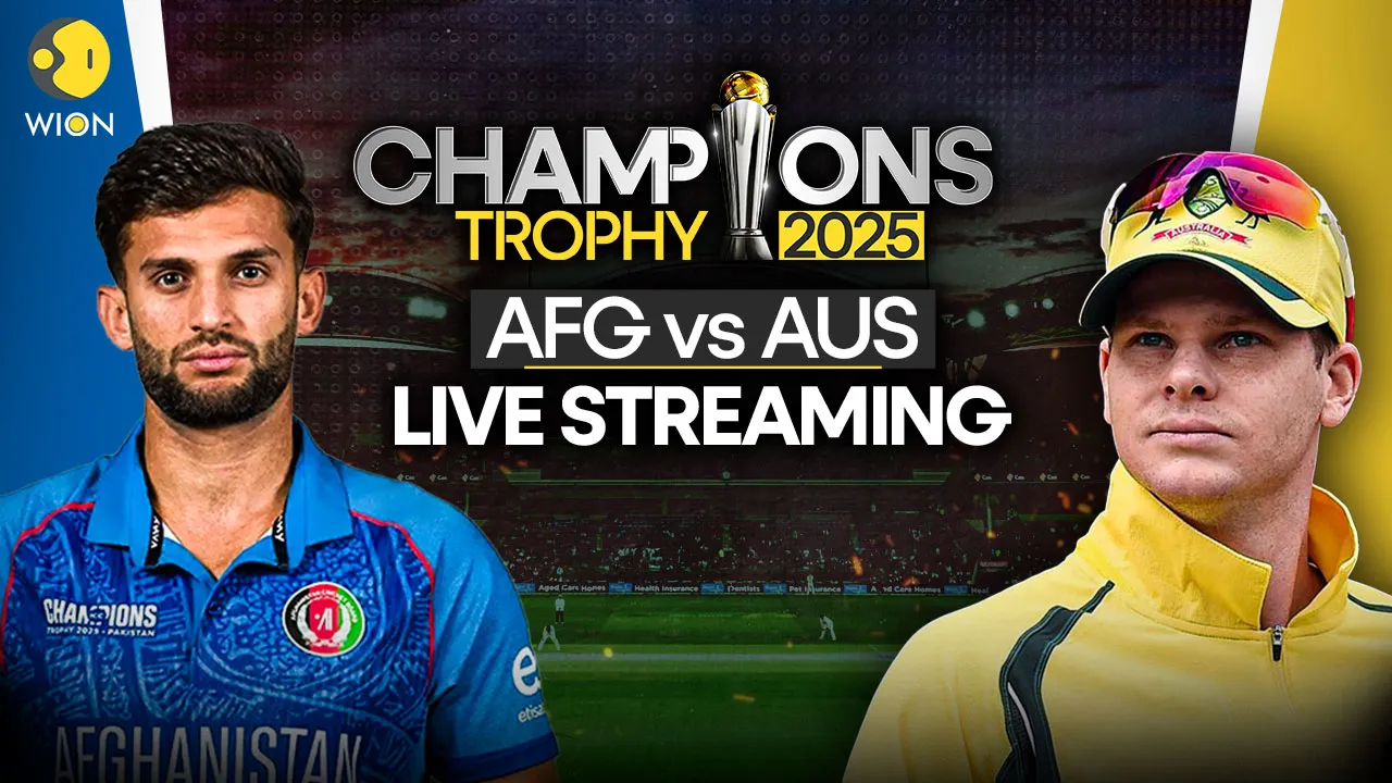  Afghanistan vs Australia Champions Trophy 2025 Live streaming, match details, squad, and how to watch online 