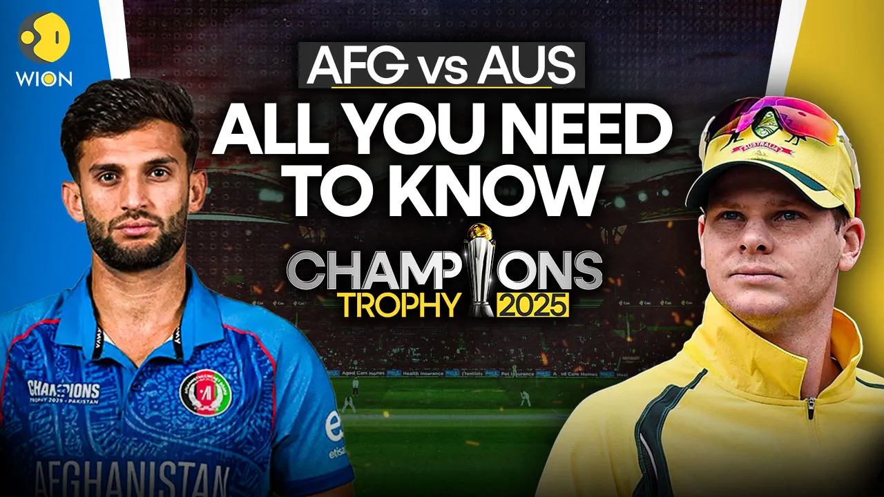  Afg vs Aus Champions Trophy 2025 All you need to know, check Live streaming, head-to-head, stats, pitch report, squad 