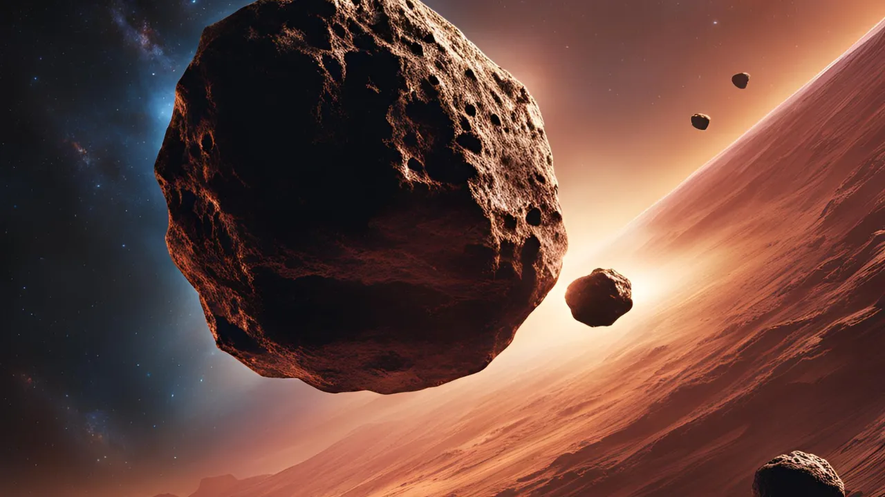 The first Trojan asteroid Lucy would reach is Eurybates. Photograph: (Canva) 