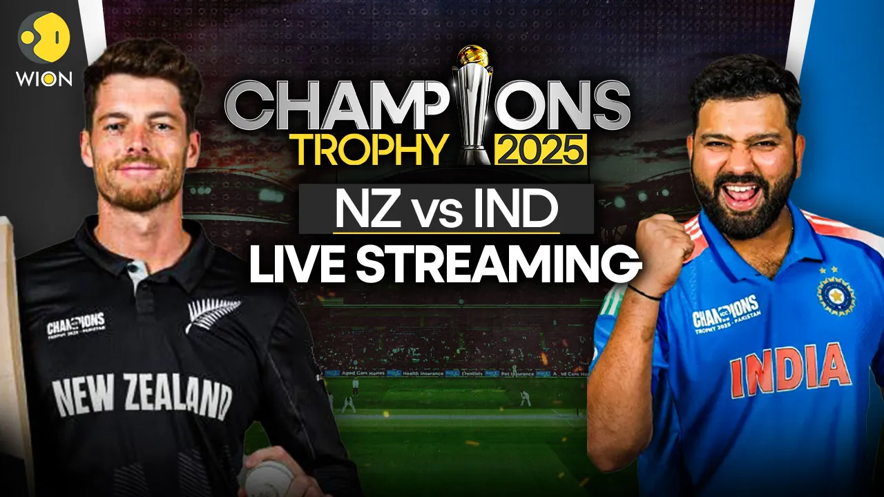  IND vs NZ Live Streaming Free When and where to watch Champions Trophy 2025 India vs New Zealand live online 