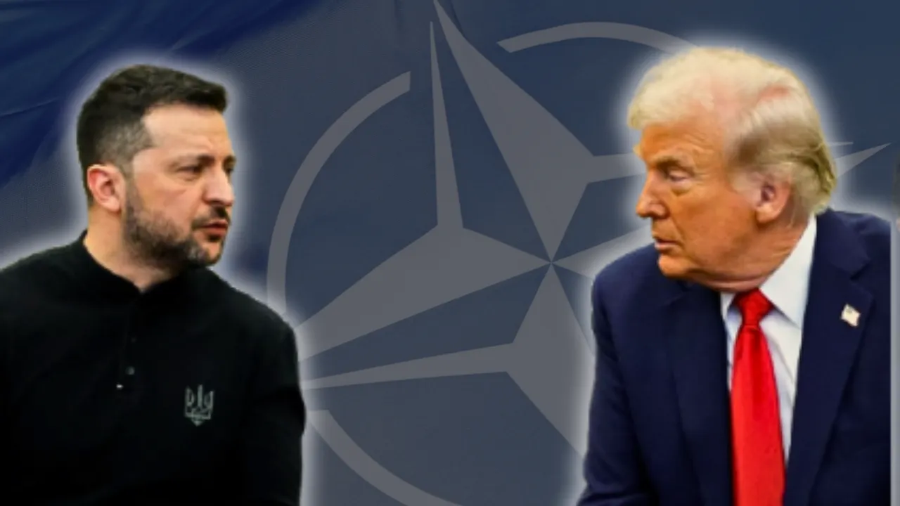  Ukrainian President Volodymyr Zelensky and US President Donald Trump Photograph: (Reuters) 