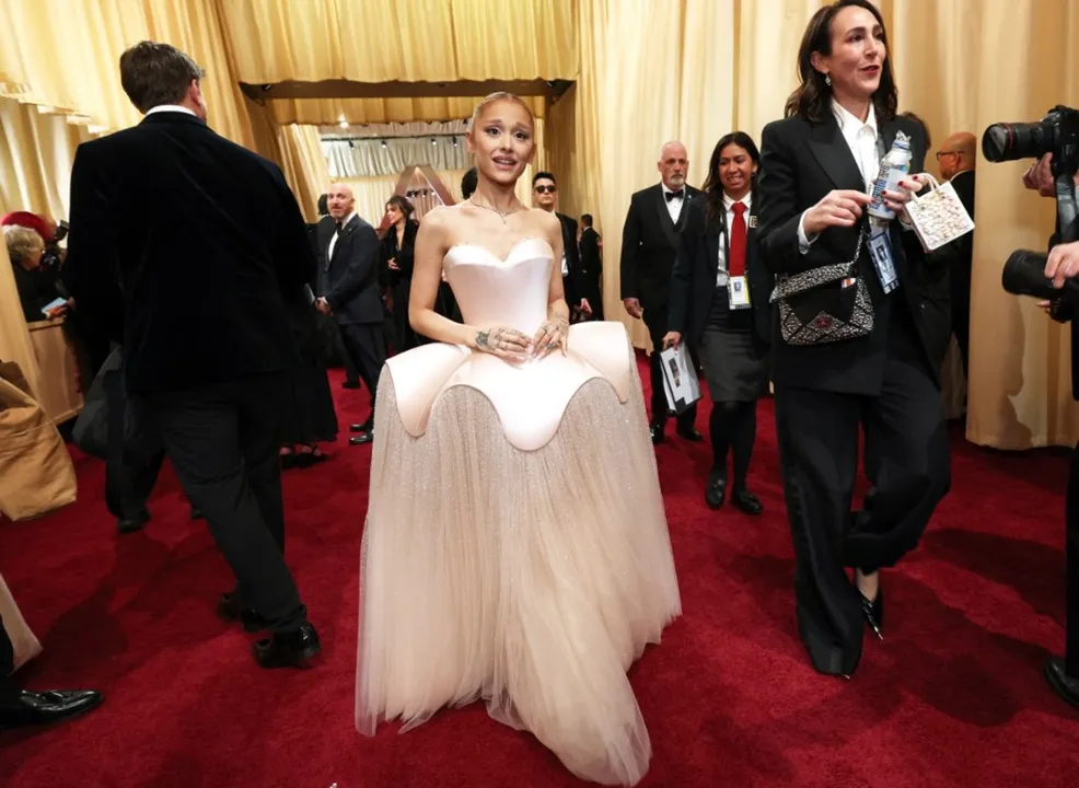  Ariana Grande at the Oscars Photograph: (AFP) 