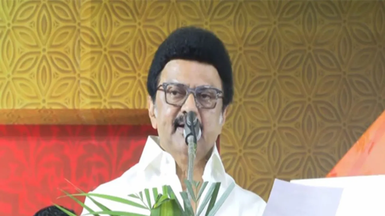  Tamil Nadu Chief Minister MK Stalin Photograph: (ANI) 