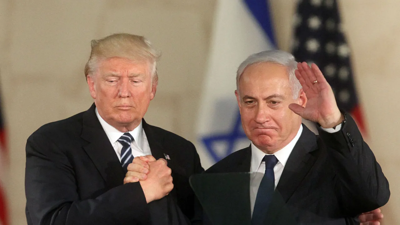  'Greatest friend Israel ever had': Netanyahu thanked Trump for sending munitions that were held by Biden  Photograph: (AFP) 