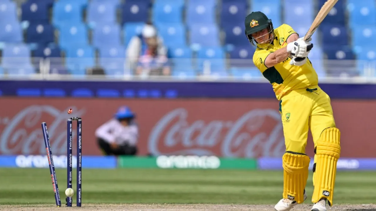  Champions Trophy: Steve Smith clean bowled on full toss by Shami. Photograph: (AFP) 