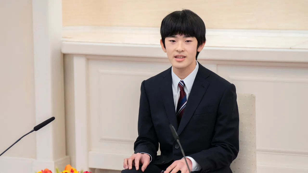  Hisahito turned 18 in September 2024 and became the first male royal member of Japan to reach adulthood in almost four decades in Japan.  Photograph: (AFP) 