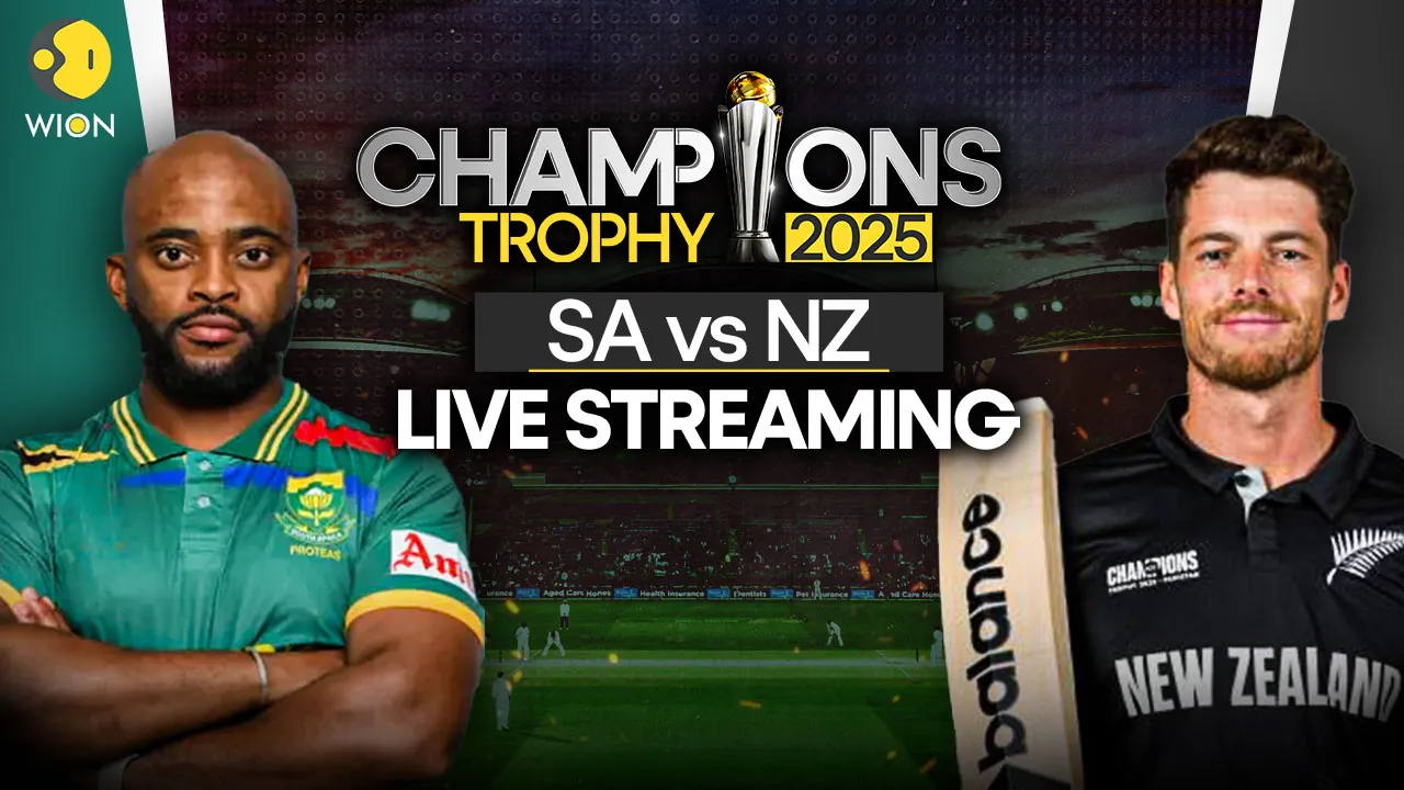  SA vs NZ Free Live Streaming  When and where to watch Champions Trophy 2025 semifinal South Africa vs New Zealand live online 
