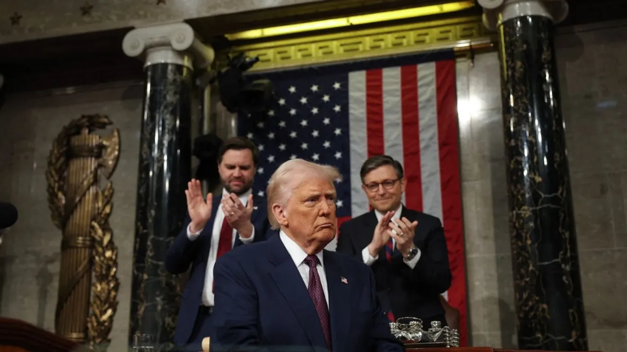  Democrats react to US President Donald Trump's Congress speech Photograph: (AFP) 