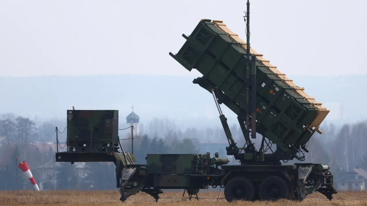  Patriot missiles Photograph: (Reuters) 