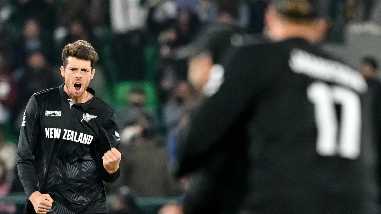  ‘It’s all part of challenges’ – New Zealand captain Santner on Champions Trophy ‘travel row’ Photograph: (AFP) 