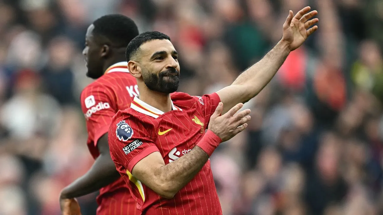 Salah, Nunez complete Liverpool fight back as Reds close in on PL title Photograph: (AFP) 