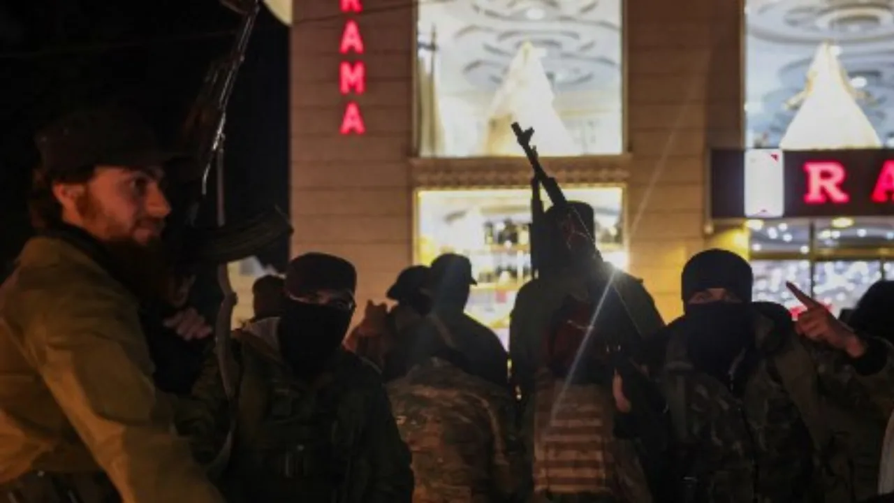  Members of Syria's new security forces prepare to depart from the northwestern city of Idlib, as reinforcement for the coastal area on March 8, 2025. Photograph: (AFP) 