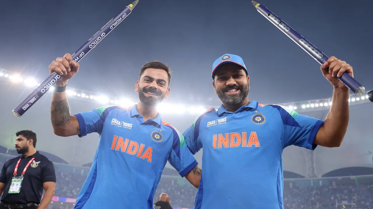  Rohit and Kohli step up in final to help India win two consecutive ICC titles. Photograph: (X/BCCI) 