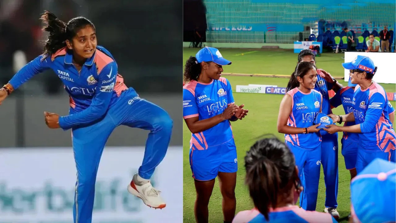  Mumbai Indians' Parunika Sisodia Photograph: (BCCI/X) 
