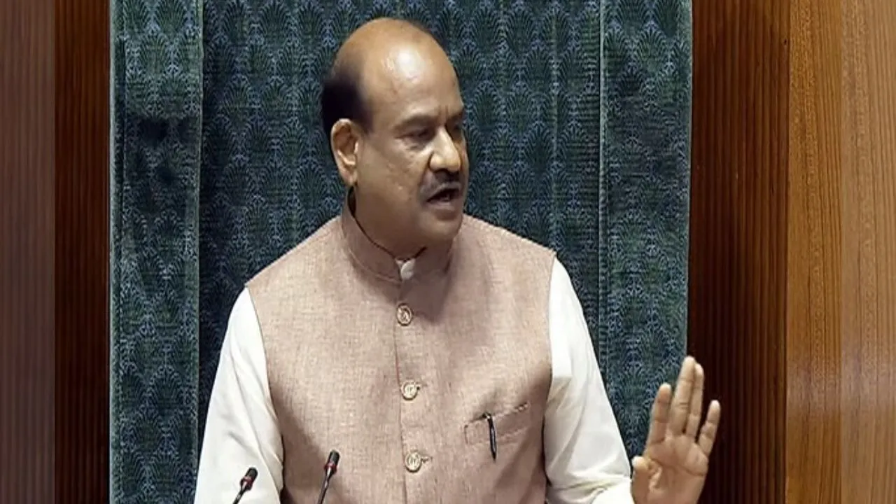  Lok Sabha Speaker Om Birla Photograph: (ANI) 