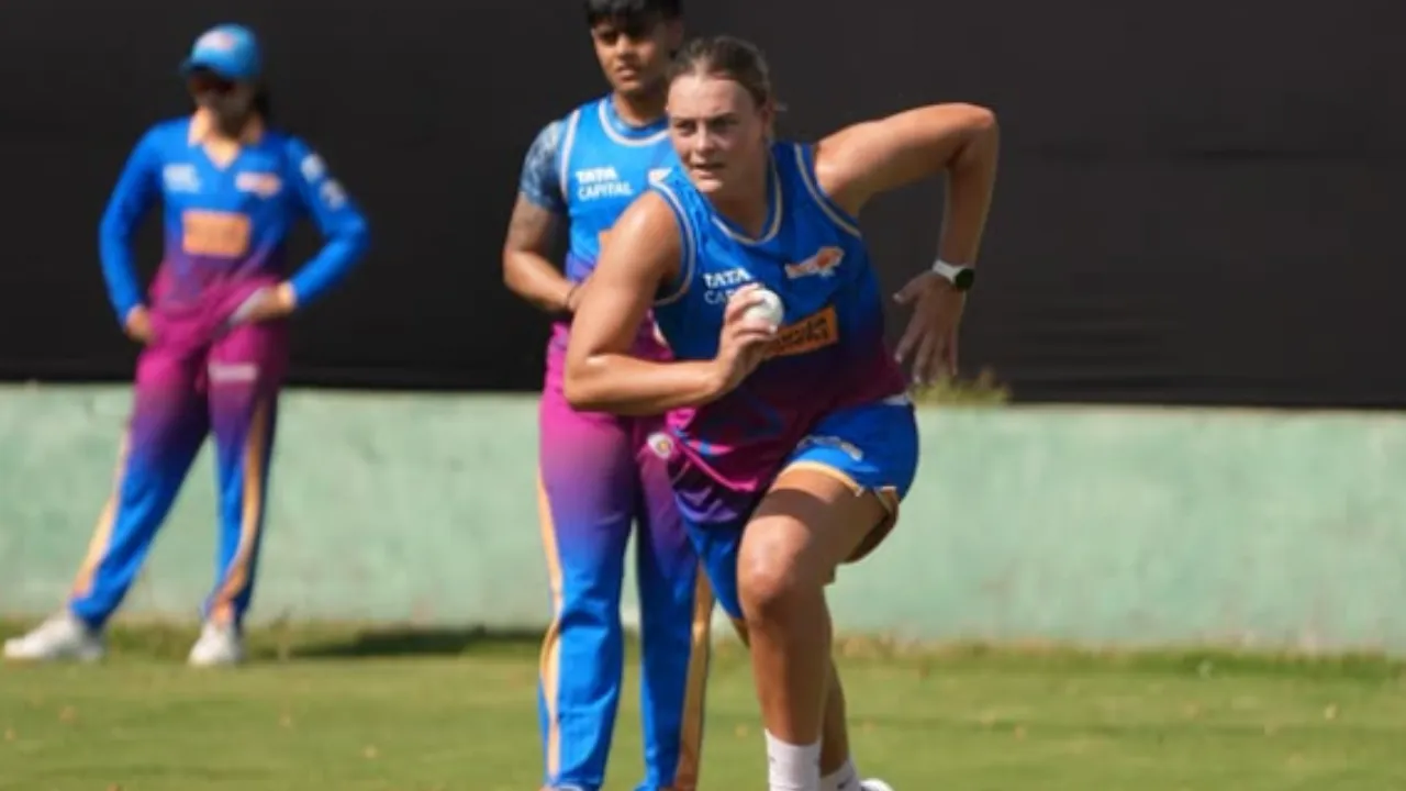  Danielle Gibson during a training session Photograph: (Instagram  (@danielle_gibsonx)) 