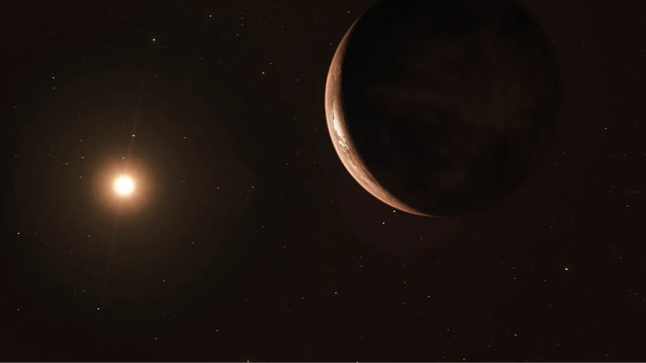  Barnard’s Star depiction is our nearest cosmic neighbour. Photograph: (Wikimedia Commons) 
