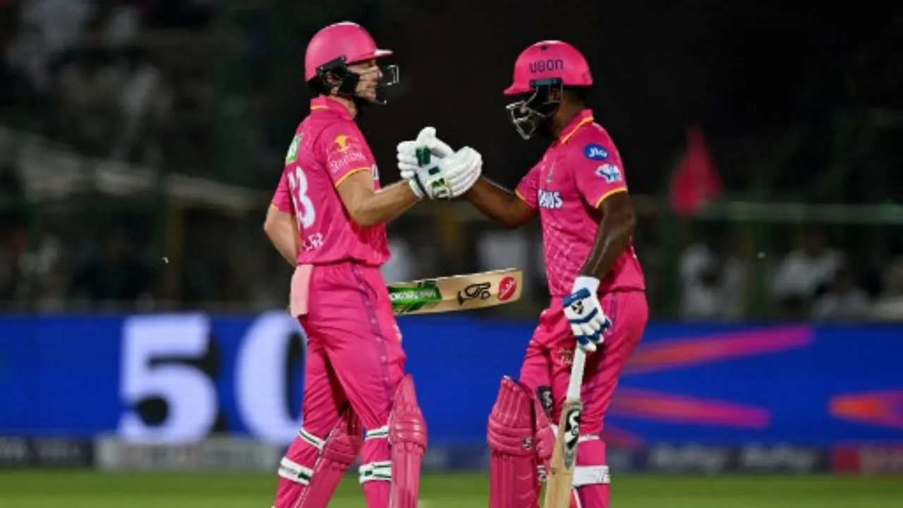  Sanju Samson and Jos Buttler Photograph: (AFP) 