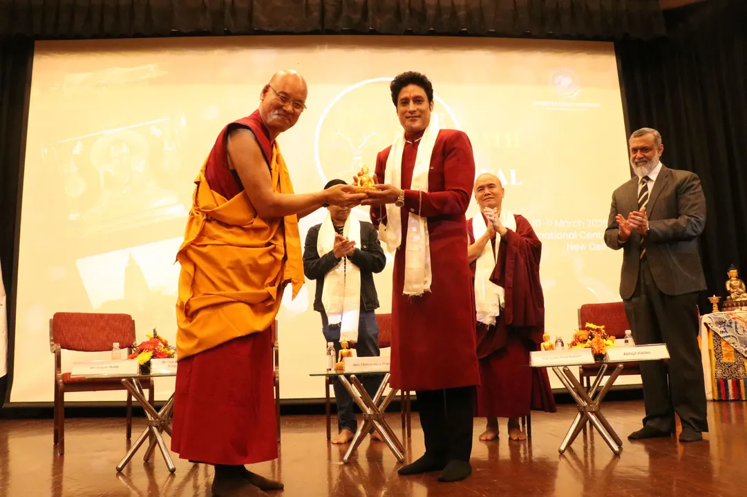  A moment from The Bodhipath Film Festival organised in New Delhi 