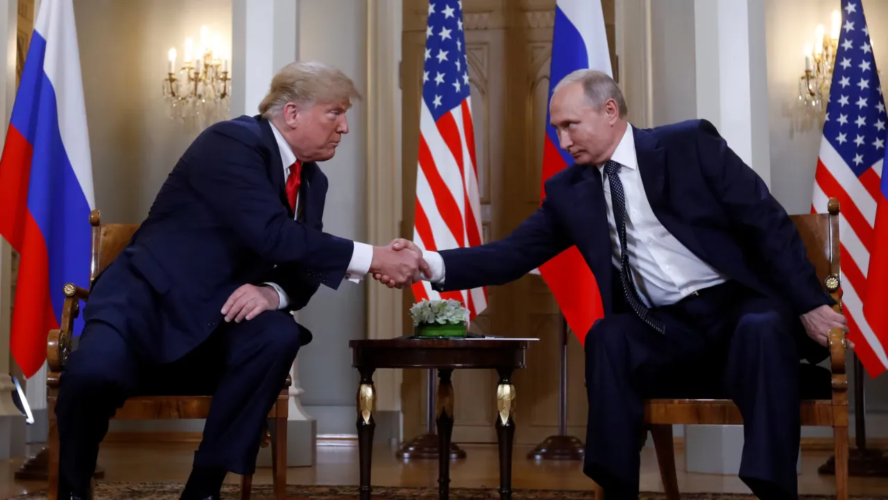  US President Donald Trump and Russian President Vladimir Putin Photograph: (Reuters) 