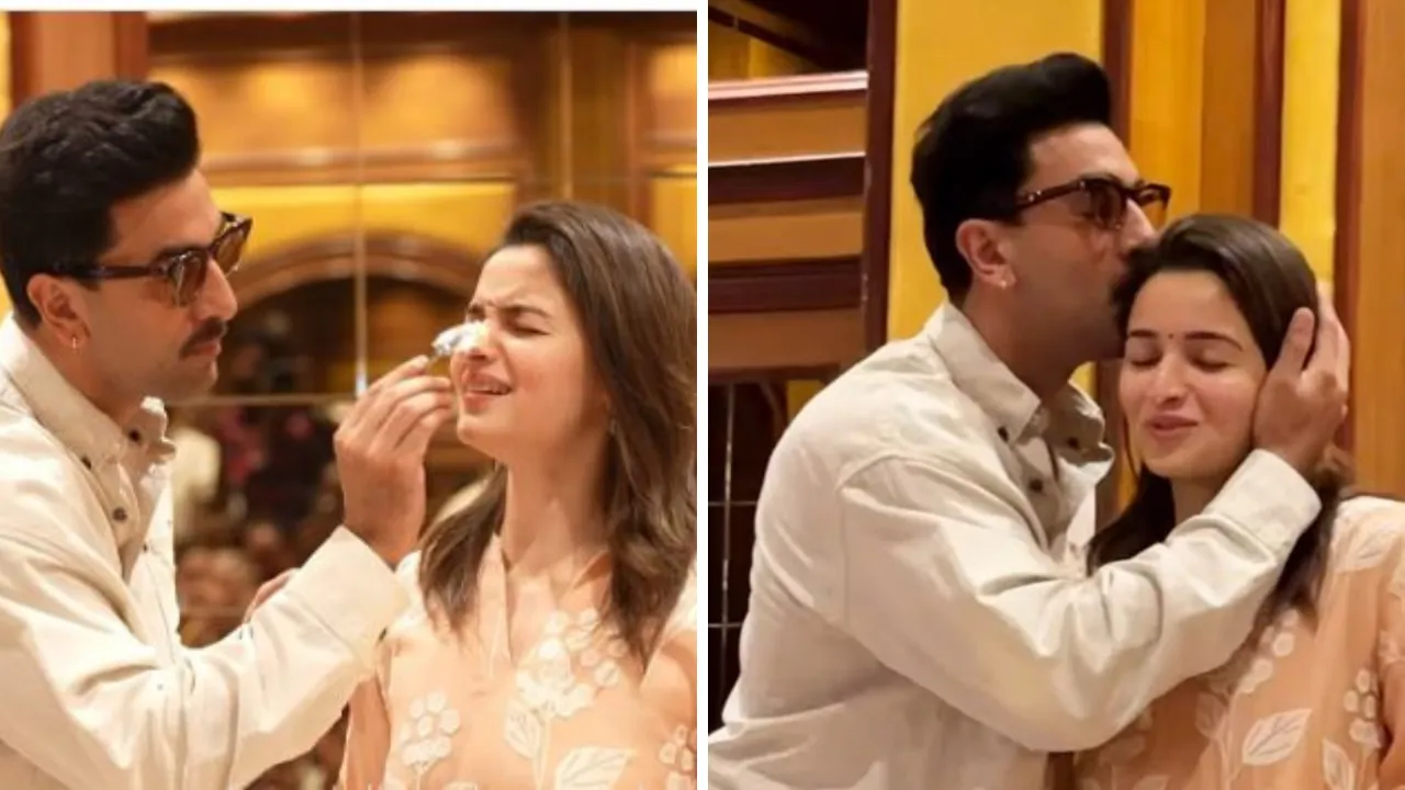  Ranbir Kapoor and Alia Bhatt Photograph: (Instagram) 