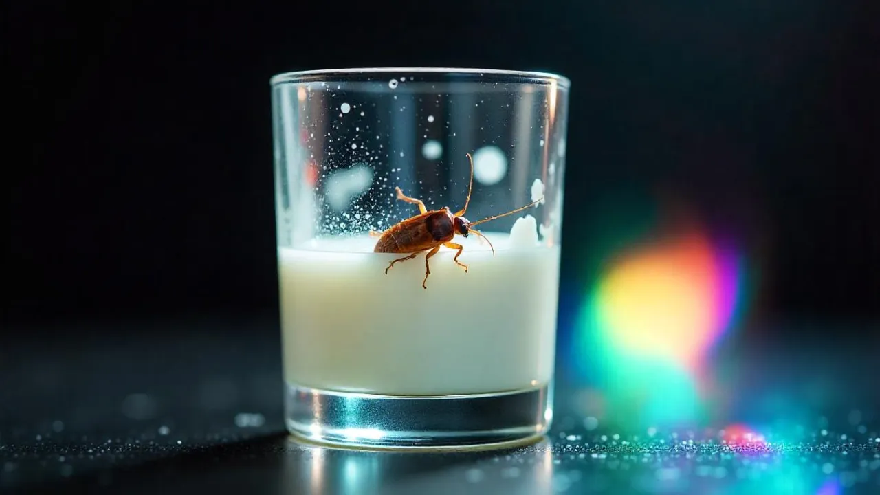  AI Generated image of cockroach milk Photograph: (WION Web Team) 