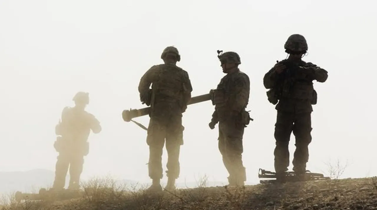  US soldiers Afghanistan Photograph:(Reuters) 
