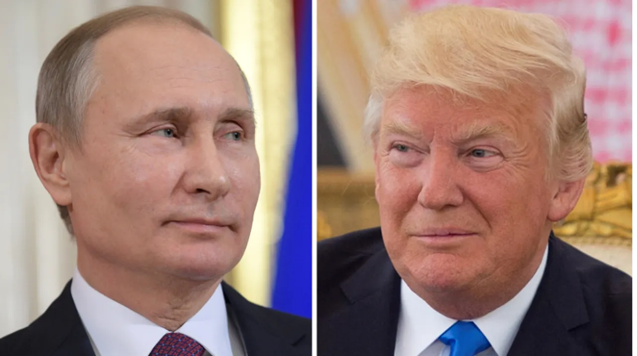  Trump Putin Photograph:(Reuters) 
