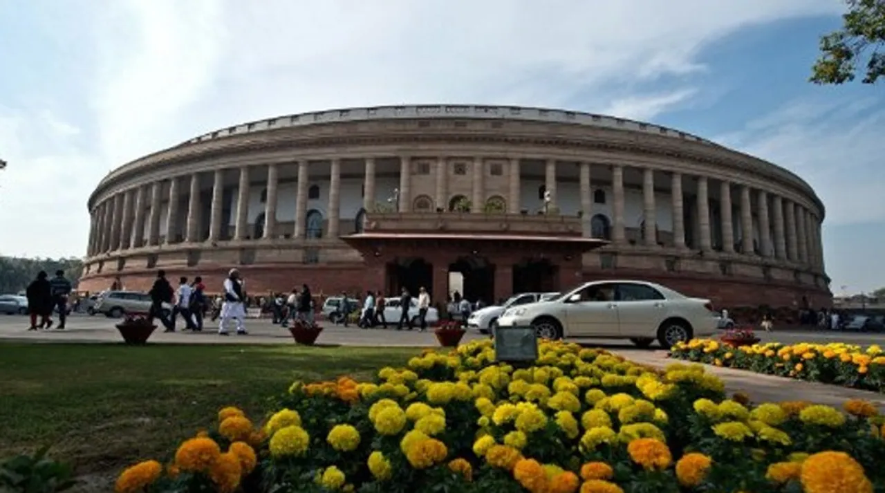  Indian Parliament Photograph:(AFP) 