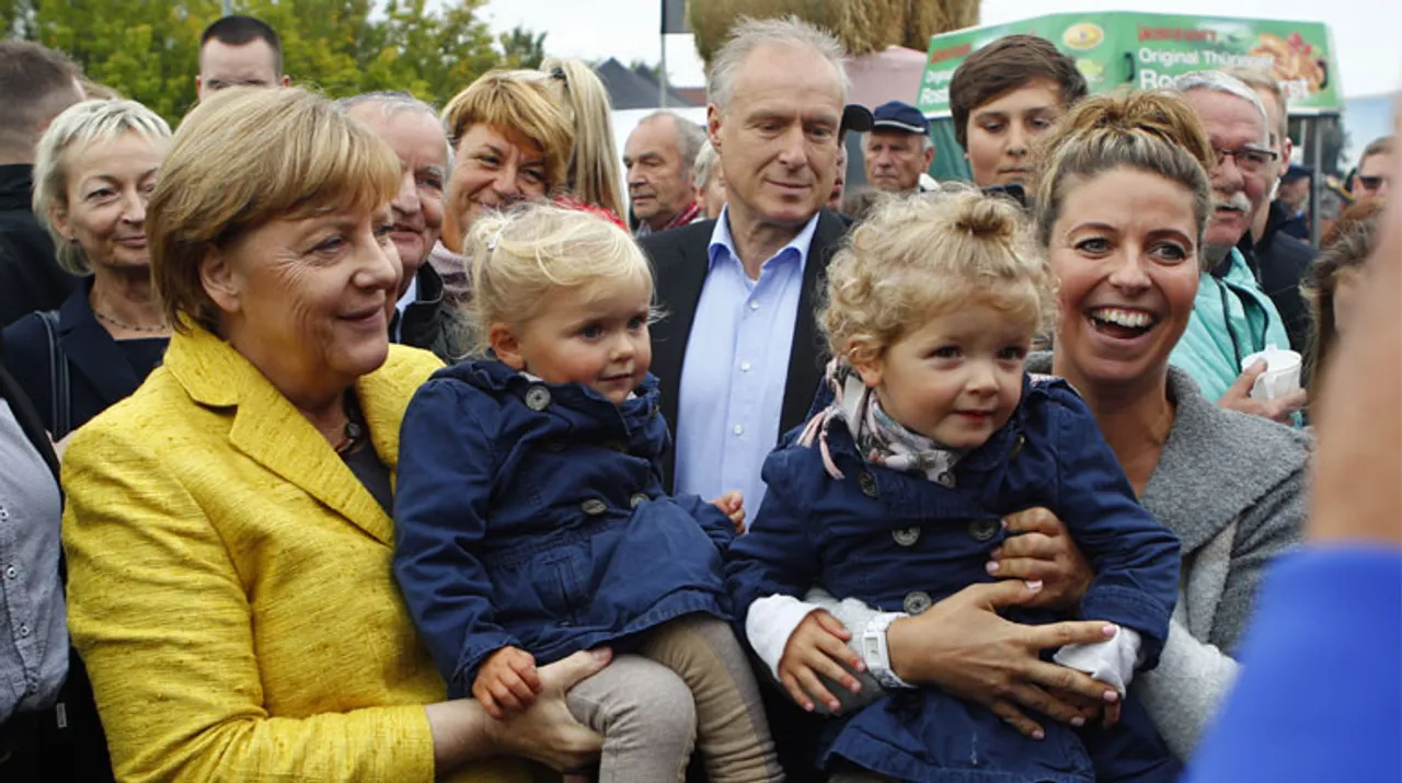  Angela Merkel Photograph:(Reuters) 