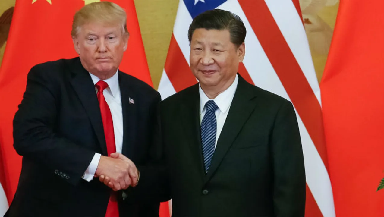  Trump-Xi Photograph:(Agencia EFE) 