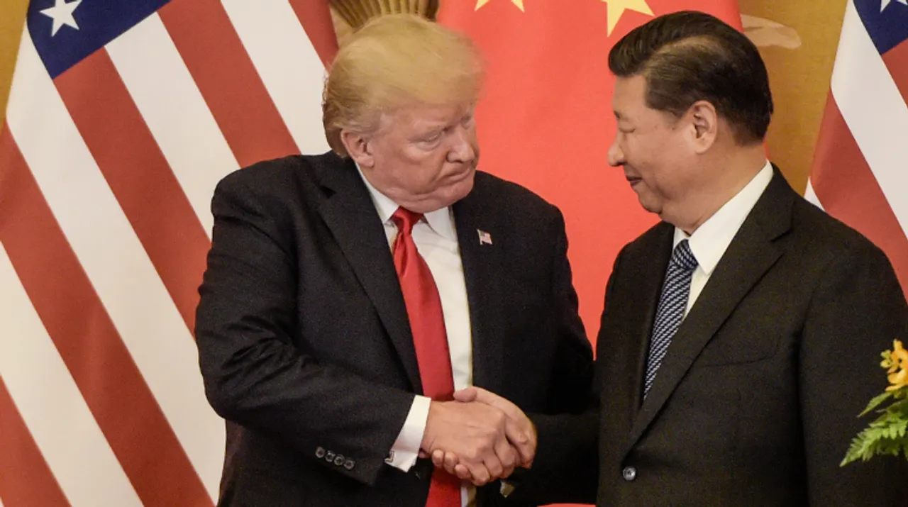  Donald Trump, Xi Jinping Photograph:(AFP) 