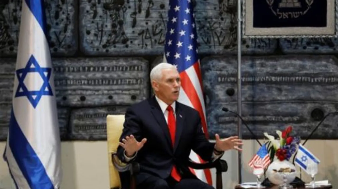  Mike Pence Photograph:(Reuters) 