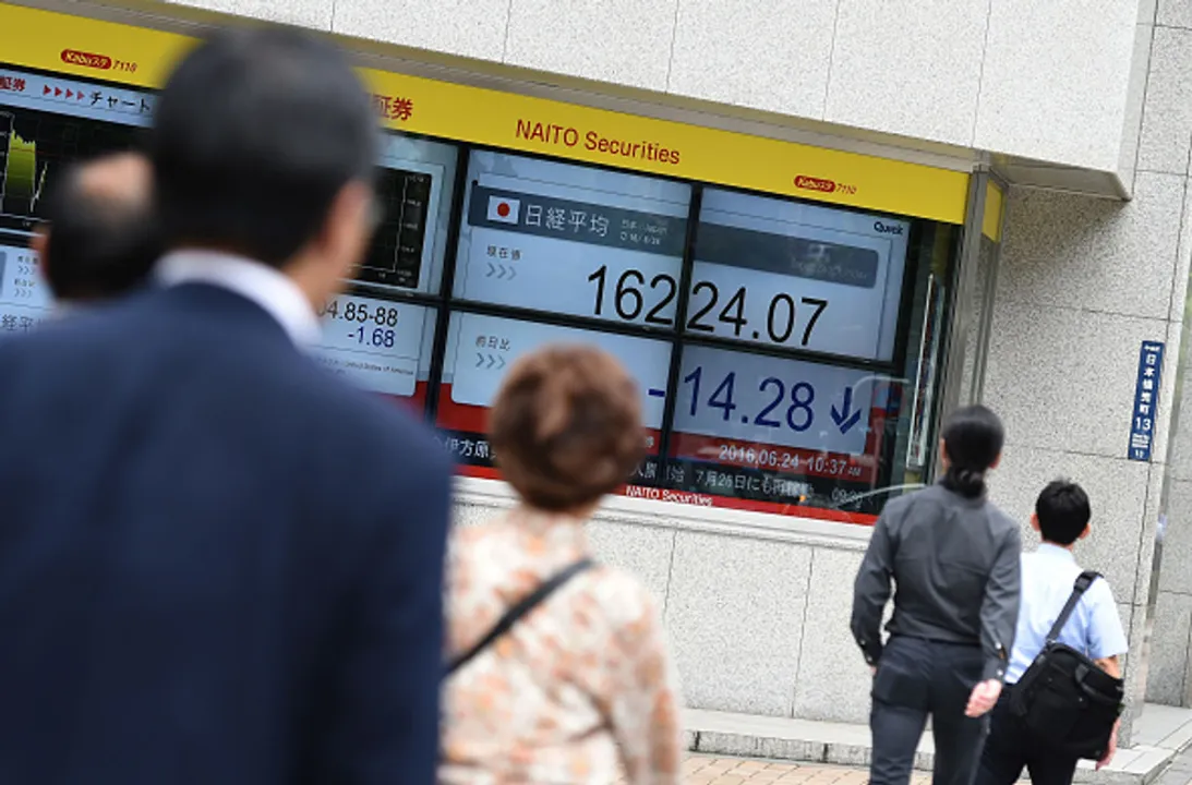  Asian markets outside Japan gained another third of a per cent to come within a hair's breadth of the year's highs from April. Photograph:(Getty) 