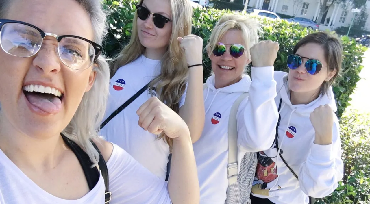  Women in US have repeatedly worn white as a show of solidarity and as a way to mark historic milestones. Photograph:(AFP) 