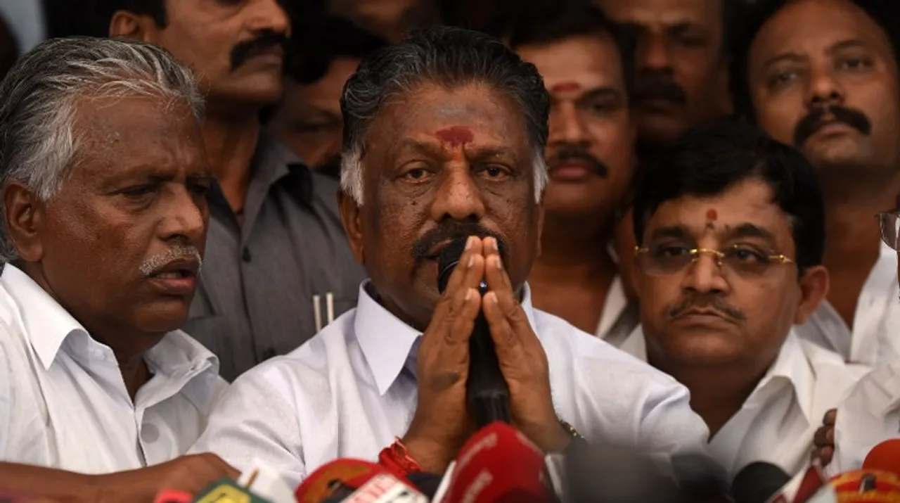  Panneerselvam Photograph:(AFP) 
