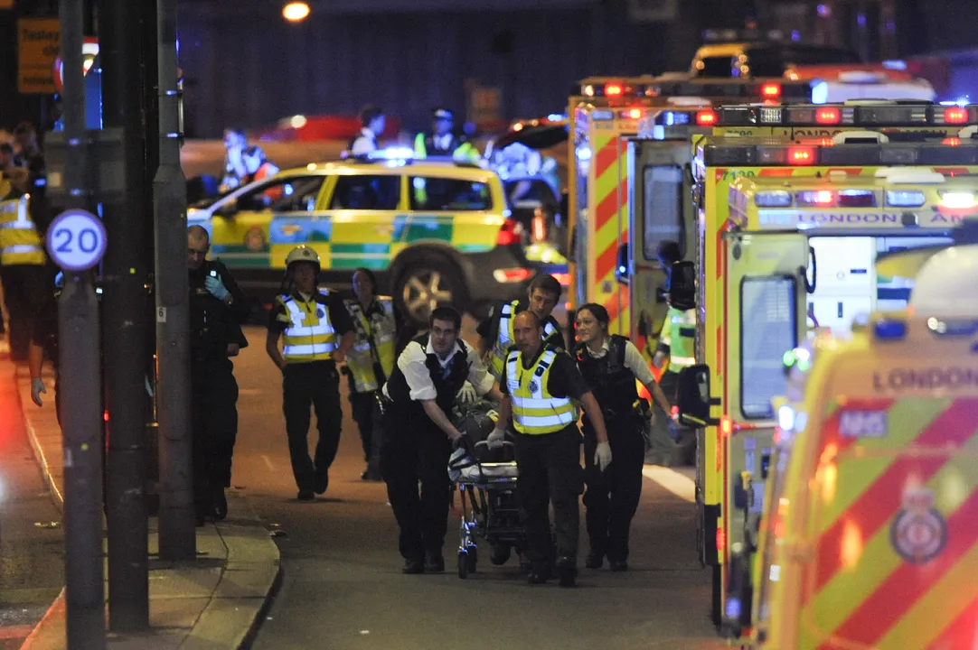  London attack Photograph:(AFP) 