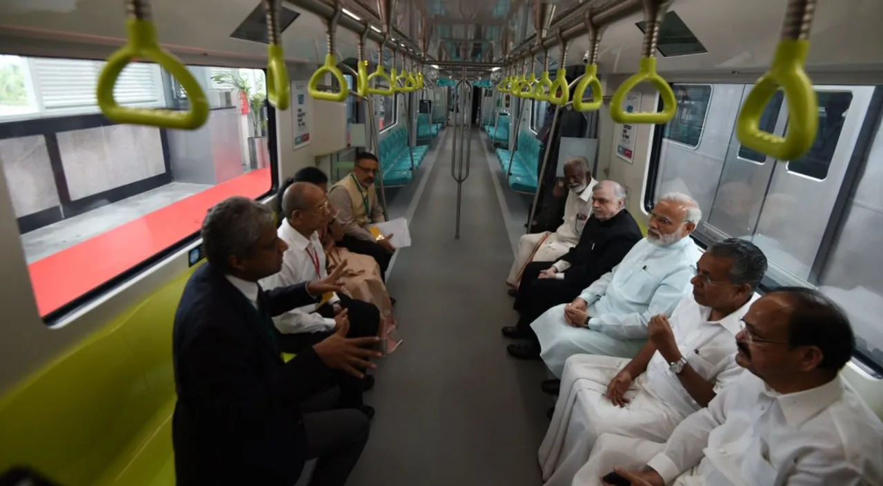  Kochi metro Photograph:(ANI) 