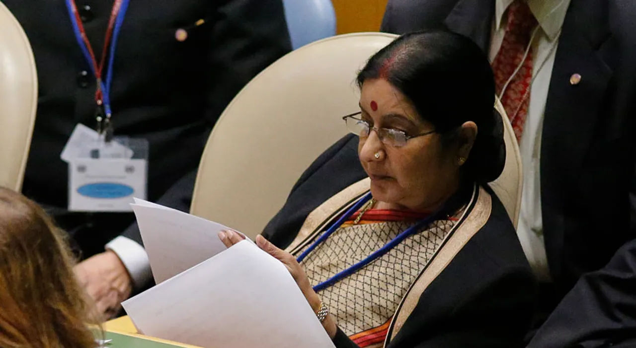  Sushma Swaraj Photograph:(Getty) 