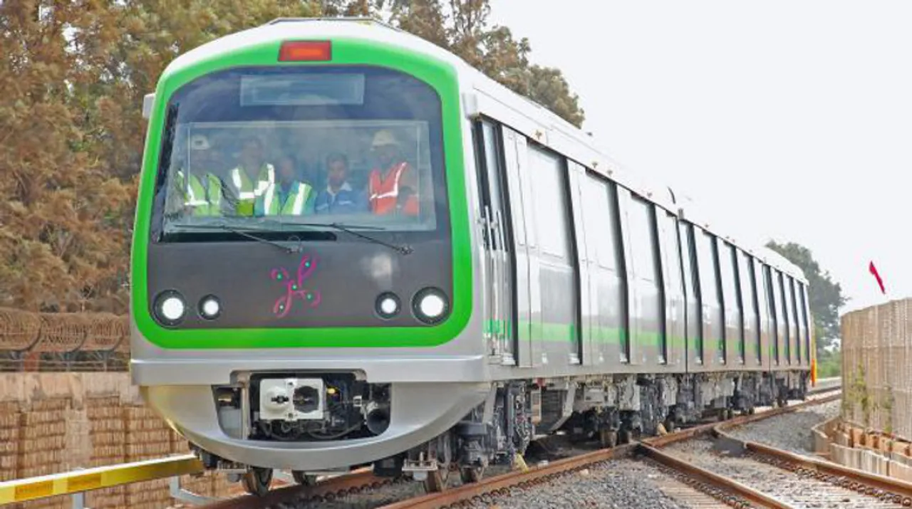  Bangalore metro Photograph:(Facebook) 