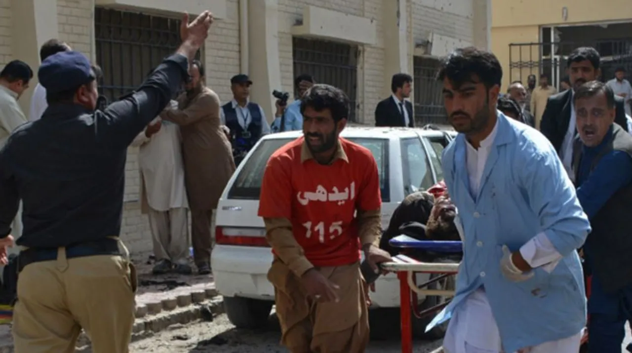  Quetta blast Photograph:(Zee News Network) 