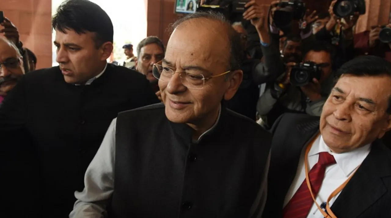 Jaitley's budget Photograph:(AFP) 