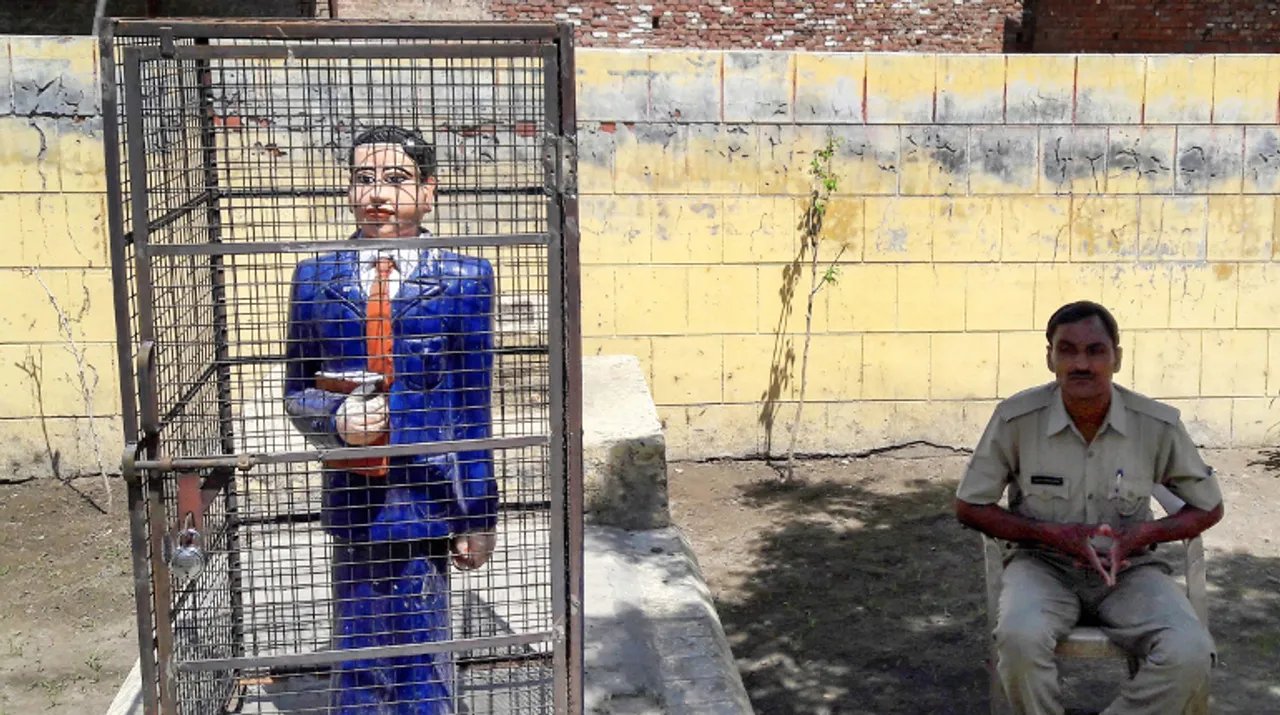  Ambedkar statue Photograph:(ANI) 