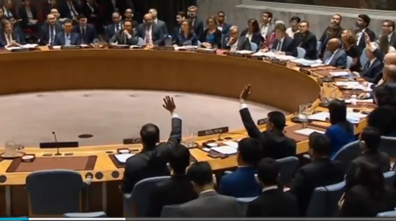  UN vote on Syria Photograph:(Reuters) 