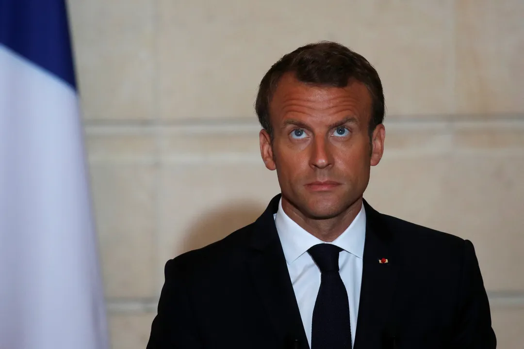  Macron Photograph:(Reuters) 