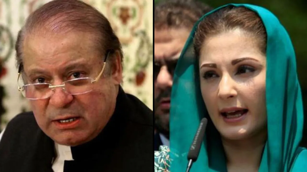  Nawaz Sharif and Maryam Nawaz Photograph:(Others) 