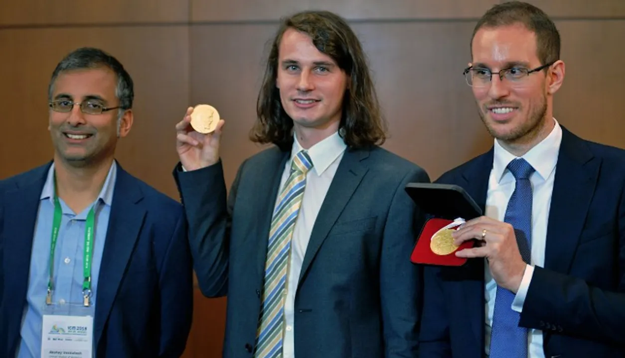  Fields Medal winners Photograph:(AFP) 