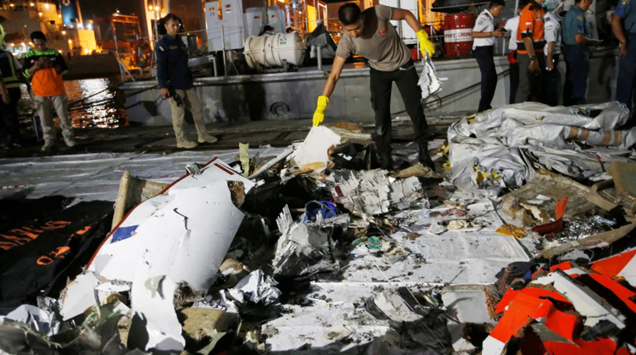  Lion Air flight JT610 fell out of a clear sky minutes after take-off Photograph:(Reuters) 