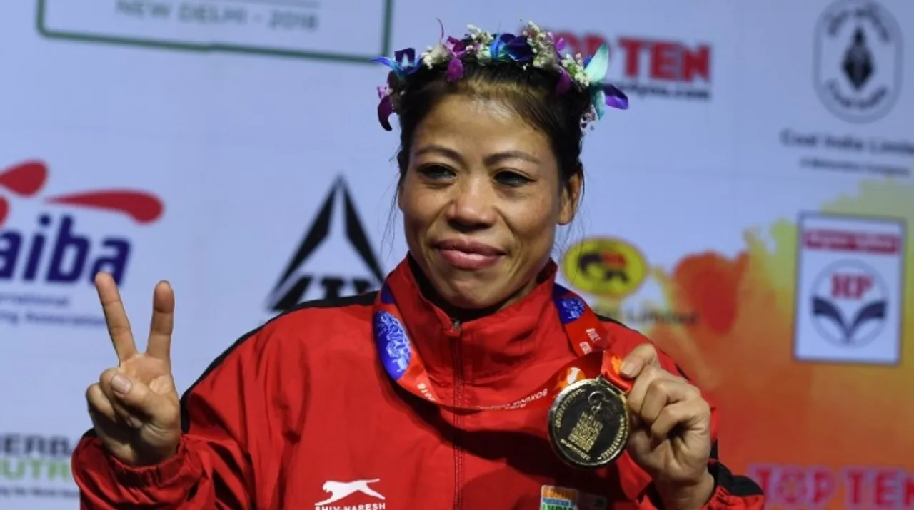  Mary Kom Photograph:(AFP) 