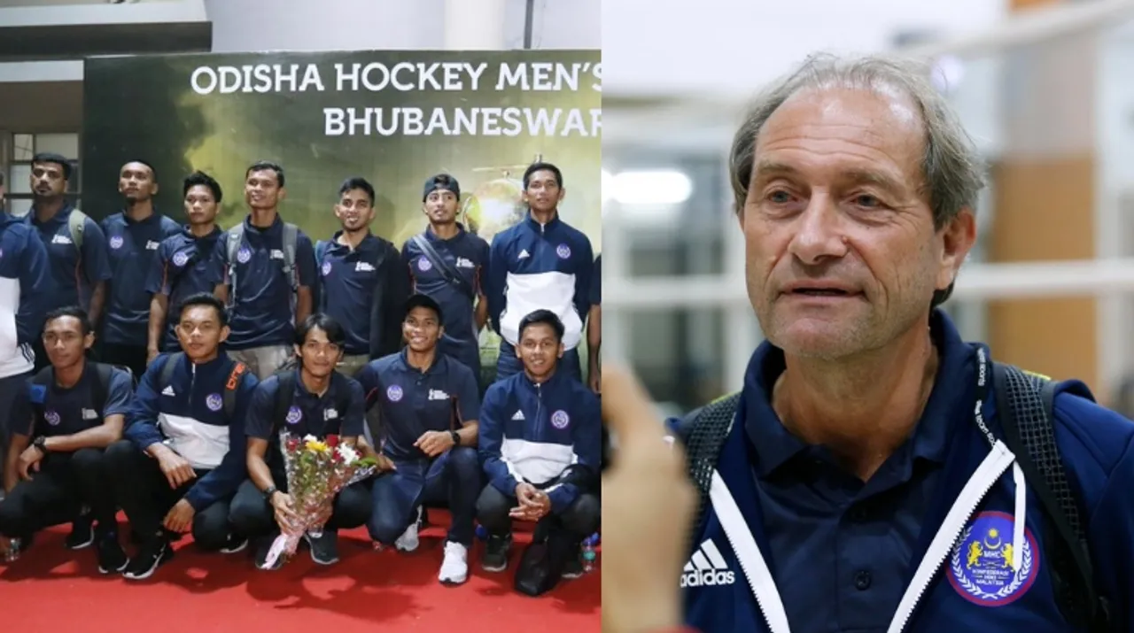  Malaysia Hockey team. (Source: @TheHockeyIndia) Photograph:(X) 
